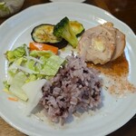 キッチン ブルー グローブ - 再びワンプレート