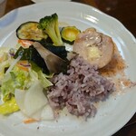 キッチン ブルー グローブ - 最後のワンプレート