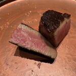北海道焼肉 北うし - 外はカリッと、中はしっとりジューシーなシャトーブリアン