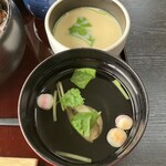 ひつまぶし 備長 - 肝吸いと茶碗蒸し