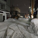 五番軒 - ここ数日で、雪はかなり溶けましたが、この量です。
