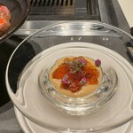 北海道焼肉 北うし - コチラは玉ねぎ炒め塩キャラメル