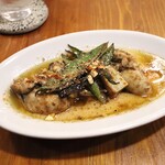 Hachihare - 牡蠣と長ネギのアンチョビバターソテー