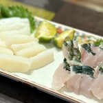 Food&Bar SHELL - イラブチャーとセイイカのお刺身