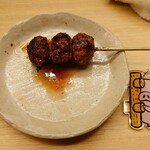 炭火焼鳥しげ - つくね（タレ）