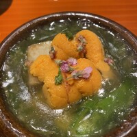 おい河 - 白子豆腐の海苔餡