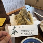 うずら家 - きのこいろいろ天ぷら盛り合わせ
