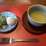 京 翠嵐 - 抹茶わらび餅