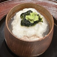 京味 もと井 - 金目鯛　蕪蒸し　しめじ　なめこ