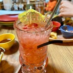 Cafe Iguana MEXICAN GRILL - ストロベリー・ココナッツ スムージー ¥935