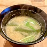 すしやのたい悟 - ・お椀　　しみじみ美味しい。