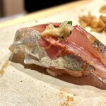 すしやのたい悟 - ・アジ　　　　ねこのひげにもやどらせ一滴EPA。