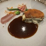 280944115 - 京の都もち豚　フォワイヨを乗せて