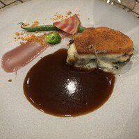 ヴィヴァッカス - 京の都もち豚　フォワイヨを乗せて