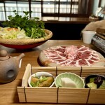 しのぶ庵 - 河内鴨そばだし鍋コース