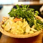 しのぶ庵 - お野菜盛り合わせ