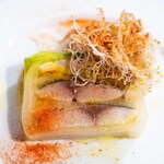 洋惣菜 亀洋 - 2025.1 鯖（さば）と白菜 サフランのテリーヌ