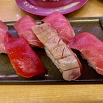 スシロー - 天然本鮪盛合せ 1120円