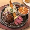 ビストロカラト - ミックスグリルセット(1,892円)
                  エビフライ･ハンバーグ･ローストビーフ
                  グラタン･サラダ･スープ
                  パン45g(お代わり可･ライスも選択可)