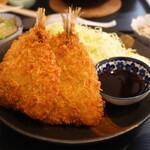 孫兵衛 - アジフライ定食　900円