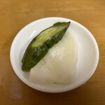 中華料理 喜楽 - ランチのおしんこ