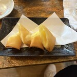 酒のみ屋 魚久 - パリパリチーズ