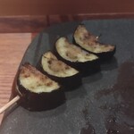 軍鶏 枩井 - 本日の串④　ナス串