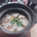 軍鶏 枩井 - 真鯛の土鍋ご飯