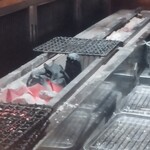 軍鶏 枩井 - 炭焼きです