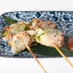 鍛冶屋 文蔵 - 上州ネギの肉巻き串