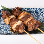 鍛冶屋 文蔵 - 牛バラネギ間串