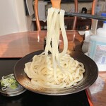 さわ屋 手打うどん - もりうどん肉汁(香り豚)付き。美味し。