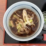 さわ屋 手打うどん - もりうどん肉汁(香り豚)付き。美味し。