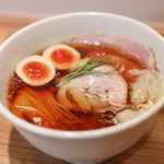 せいめん 未さく - 料理写真:特製 香る鶏醤油らぁめん☆