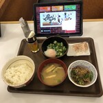すき家 - 料理写真:牛まぜのっけ朝食