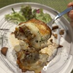 グリチネ - 温野菜～そば生地を使ったラザニア