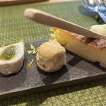 グリチネ - そば粉のシュー糸島豚のリエット