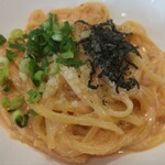 ガスト - ハーフパスタ明太クリーム（４９０円）