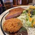 にしかわ - ハムカツ、ぶあつーーーっ