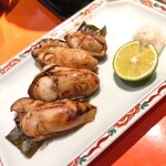 上野藪そば - 牡蠣昆布焼き