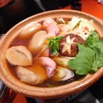 上野藪そば - 鴨鍋そばがき