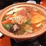 上野藪そば - 牡蠣鍋　味噌