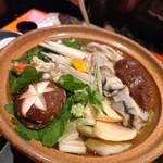 上野藪そば - 牡蠣鍋味噌