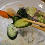 キッチン ブルー グローブ - お新香