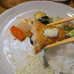 キッチン ブルー グローブ - 最後の甘鯛フライ、リピして欲しいな