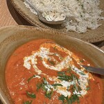 すぱいし家 飯田橋店 - 完熟トマトのプローンマサラ✨と ジーラライス✨