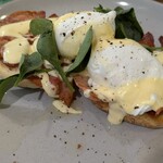 Ayla's Cafe - EGGS BENEDICT($18.5)
