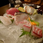魚菜酒蔵 だいがく - お造り盛り合わせ