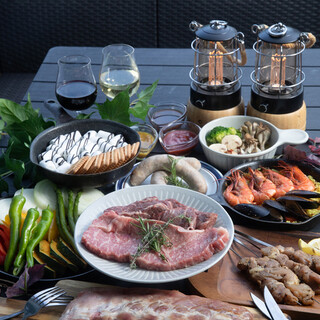 追加食材の持ち込み可能なコースも！選べる3つのBBQプラン