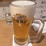 吟醸マグロ - まずは生ビール！